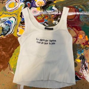 brandy melville john galt top summer like new